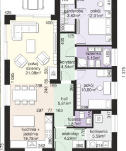 133 mt betonarme ev plan