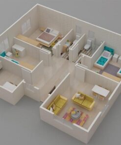 96mt2 prefabrik ev plan2 1